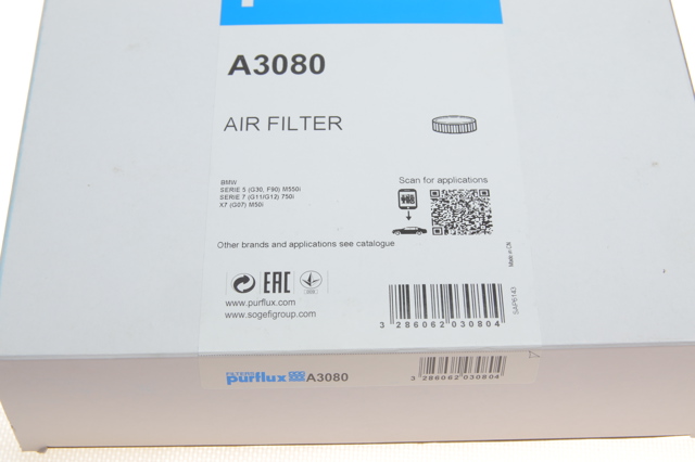 Filtro de ar A3080 Purflux
