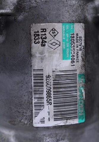Compressor de aparelho de ar condicionado Renault (RVI) 926009865R preço, a partir de 117,48 USD