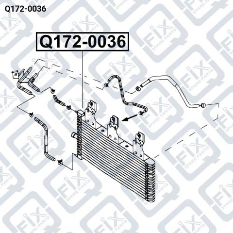 Radiador de esfriamento, Caixa Automática de Mudança Q-fix Q1720036 preço, a partir de 154,18 USD