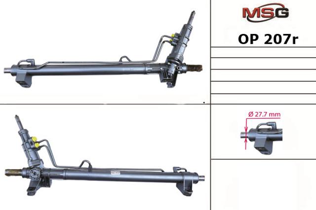 OP207R MSG Rebuilding Cremalheira da direção
