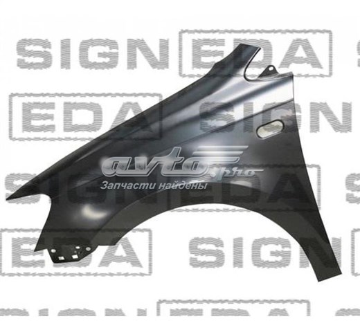 Pára-lama dianteiro esquerdo para Volkswagen Polo V RUS 602, 604, 612, 614