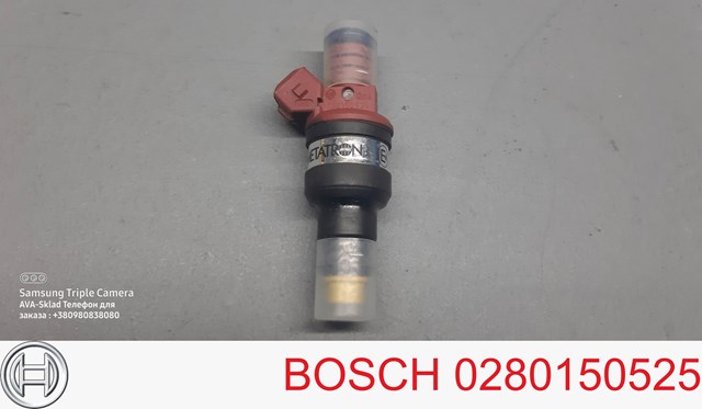 Injetor de injeção de combustível Bosch 0280150525