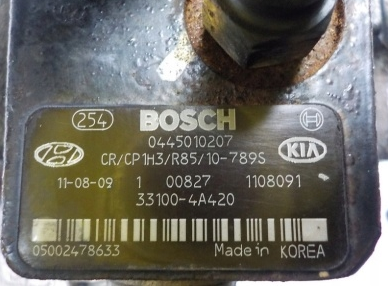 Bomba de combustível de pressão alta 0445010207 Bosch
