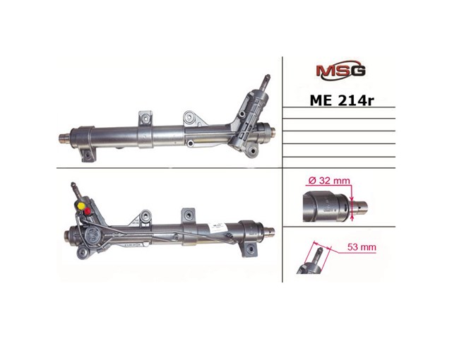 Compre ME213R MSG Rebuilding Cremalheira da direção