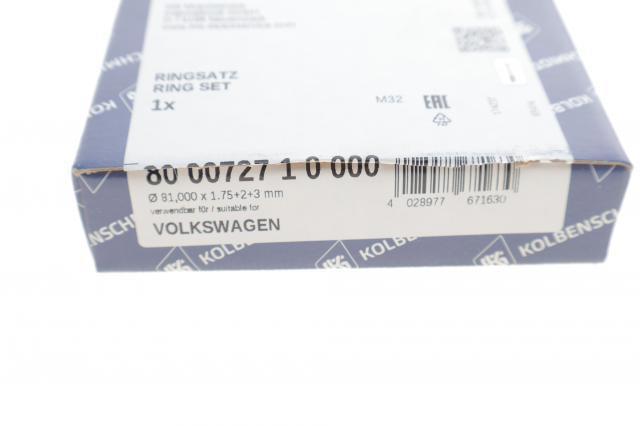 Compre 800072710000 Kolbenschmidt Anéis do pistão para 1 cilindro, STD.