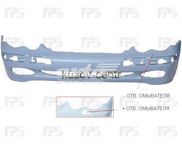 Pára-choque dianteiro FPS FP4605900 preço, a partir de 119,66 USD