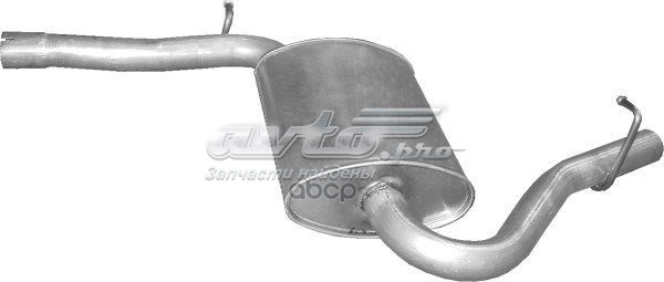 Compre 260601 Bosal Silenciador, parte traseira