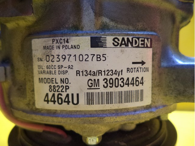 Compre 39034464 General Motors Compressor de aparelho de ar condicionado
