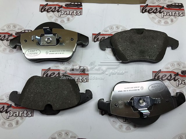 Sapatas do freio dianteiras de disco LR134693 Land Rover