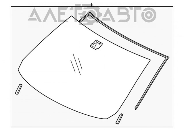 Pára-brisas Mazda GJE863900B preço, a partir de 485,74 USD