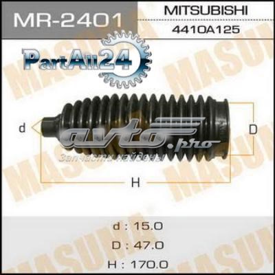 Bota de proteção do mecanismo de direção (de cremalheira) MR2401 Masuma
