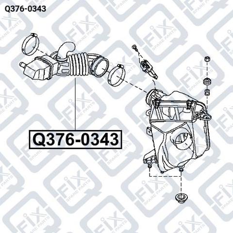 Compre Q3760343 Q-fix Cano derivado de ar, saída de filtro de ar