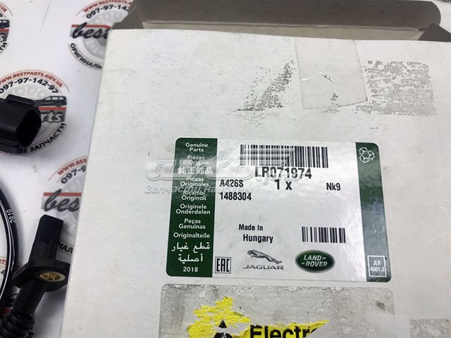 Sensor dianteiro de ABS LR071974 Land Rover