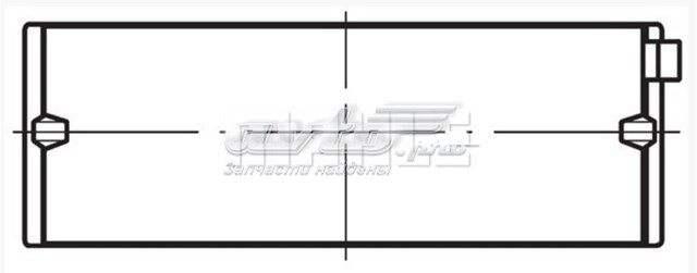 Folhas inseridas principais de cambota, kit, padrão (STD) 037HL21040000 Mahle Original