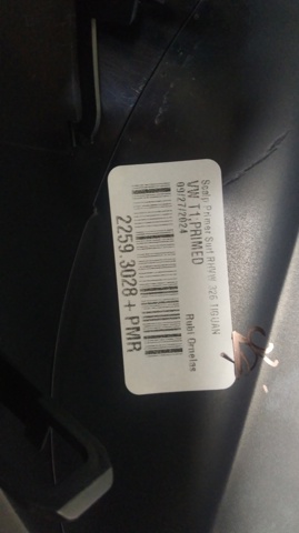 5NM857538GRU VAG Placa sobreposta (tampa) do espelho de retrovisão esquerdo