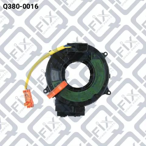 Q3800016 Q-fix Anel AIRBAG de contato, cabo plano do volante