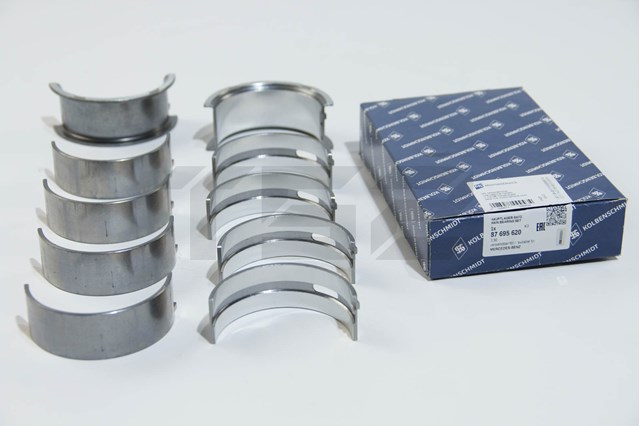 87695620 Kolbenschmidt Folhas inseridas principais de cambota, kit, 2ª reparação ( + 0,50)