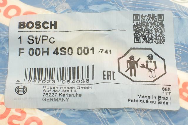 Injetor de injeção de combustível F00H4S0001 Bosch