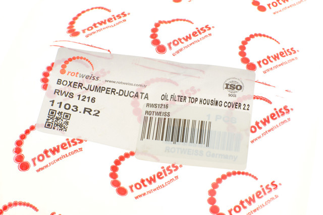 Tampa do filtro de óleo Rotweiss RWS1216 preço, a partir de 11,47 USD