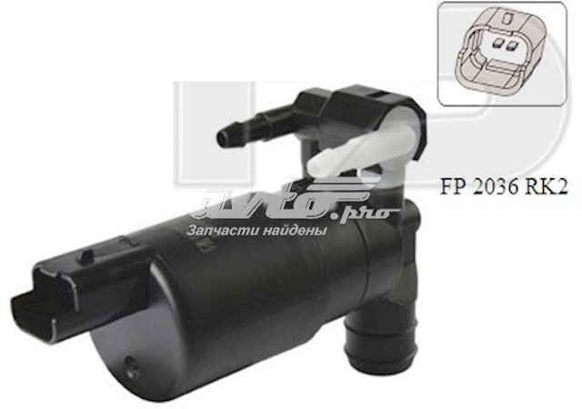 Bomba de motor de fluido para lavador de vidro dianteiro FPS FP2036RK2 preço, a partir de 10,14 USD