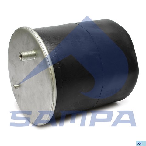Compre SP55491201 Sampa Otomotiv‏ Coxim pneumático (suspensão de lâminas pneumática) do eixo traseiro