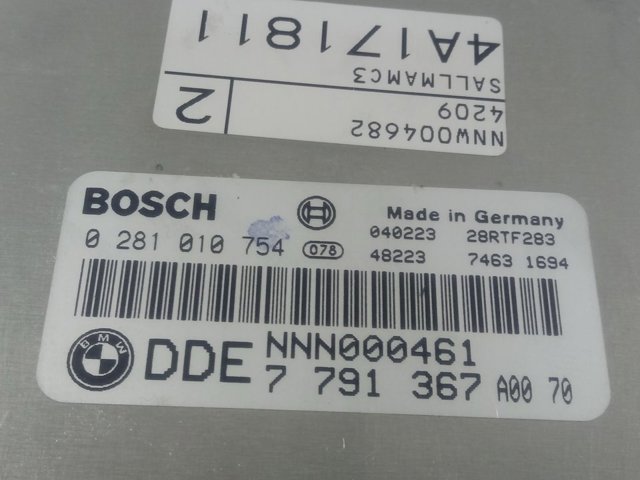 Módulo de direção (Centralina eletrônica) de motor Land Rover 0281010754
