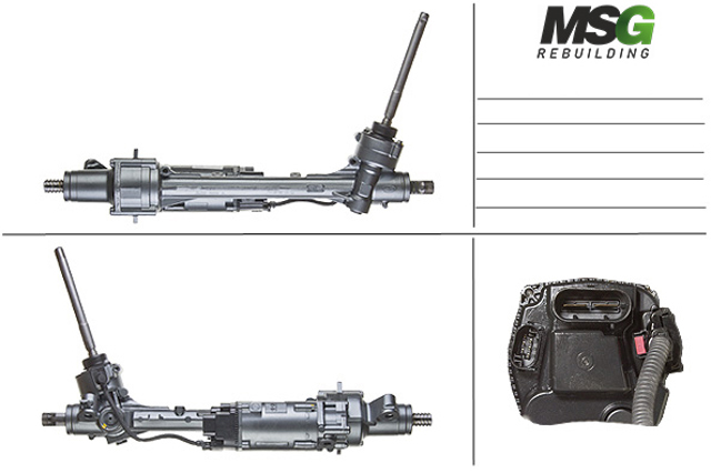 LR088698 Land Rover Cremalheira da direção