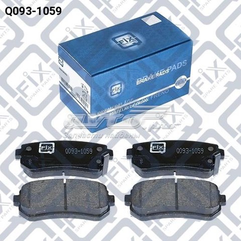 Sapatas do freio traseiras de disco Q-fix Q0931059 preço, a partir de 27,61 USD