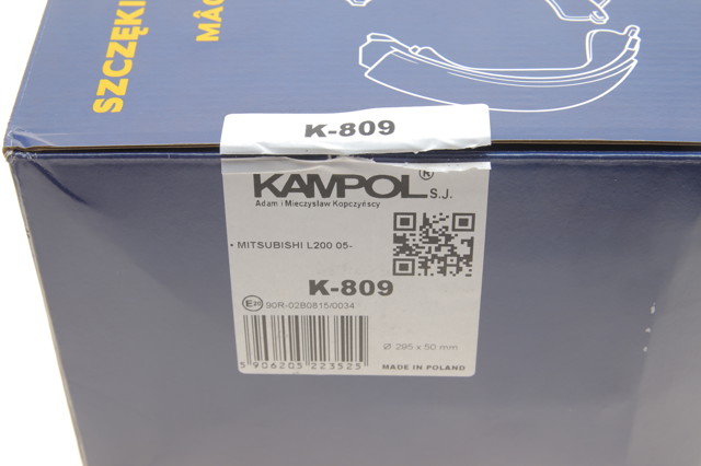 K809 Kampol Sapatas do freio traseiras de tambor