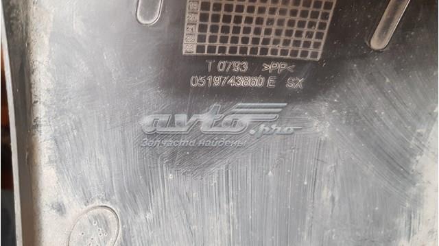 52128357 Fiat/Alfa/Lancia Guarda-barras esquerdo do pára-lama dianteiro
