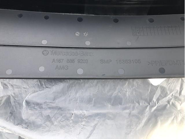 Painel de fixação de matrícula dianteira A1678800502 Mercedes