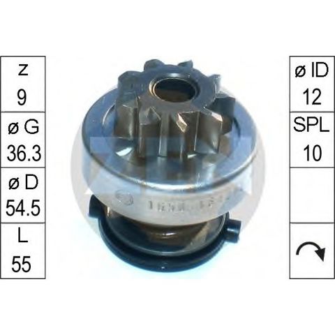 Roda-livre do motor de arranco ZEN ZN1650