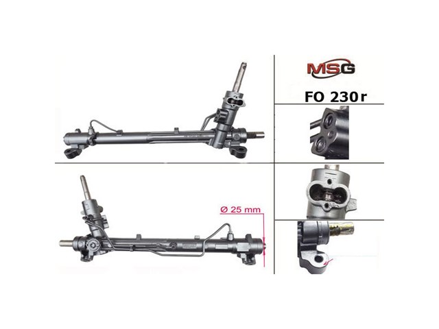 Cremalheira da direção MSG Rebuilding FO230R