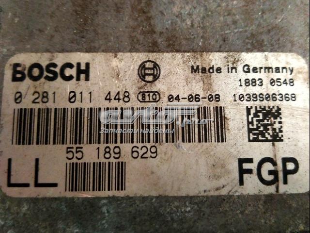 0281011448 Opel Módulo de direção (Centralina eletrônica) de motor