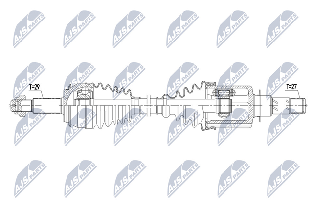 Compre 391015656R Renault (RVI) Semieixo (acionador) dianteiro esquerdo
