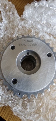 Engrenagem de cadeia de roda dentada da árvore distribuidora de admissão de motor Jaguar JDE38702 preço, a partir de 230,03 USD