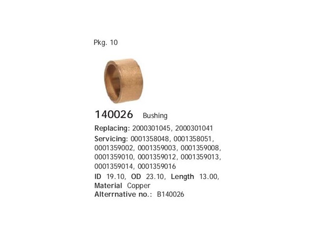 Compre 140020 Cargo Bucha do motor de arranco