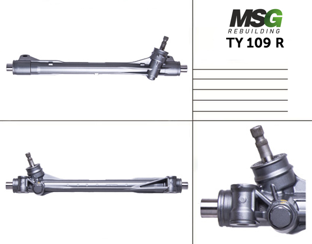 Cremalheira da direção TY109R MSG Rebuilding