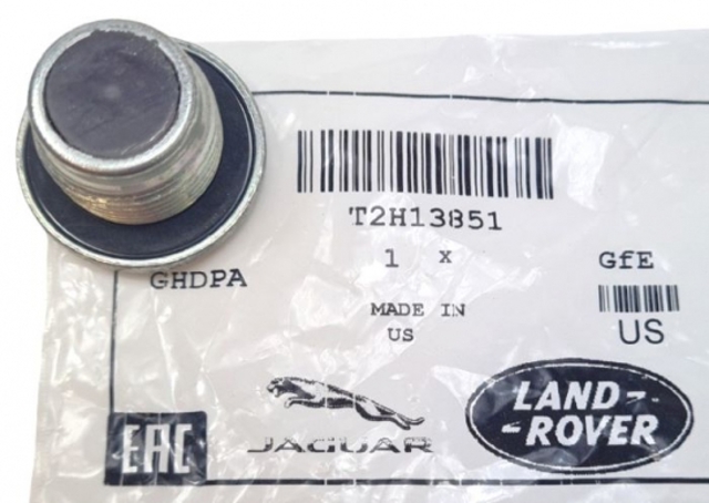 Tampão de enchimento de eixo traseiro/dianteiro T2H13851 Jaguar