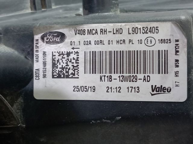 Luz direita 2278794 Ford