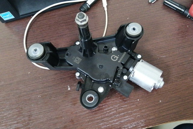 Motor de limpador pára-brisas de vidro traseiro Peugeot/Citroen 9811259980