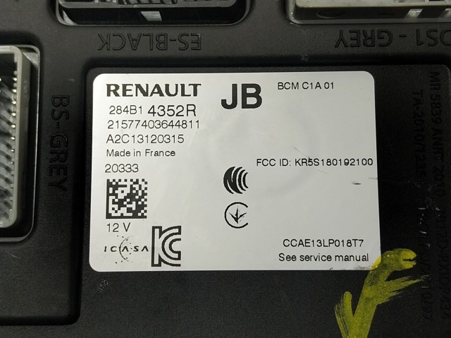284B14352R Renault (RVI) Unidade de conforto