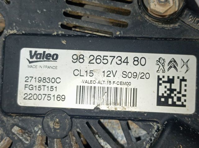 Compre 9826573480 Peugeot/Citroen Gerador