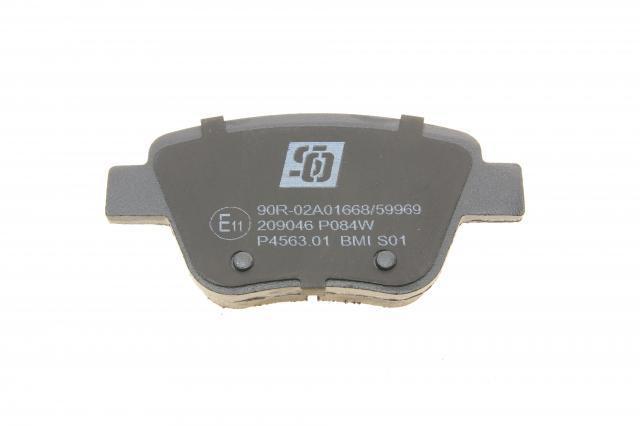 Sapatas do freio traseiras de disco Solgy 209046