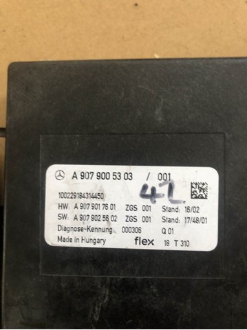 Módulo de direção (Centralina eletrônica) de motor A6519003603 Mercedes