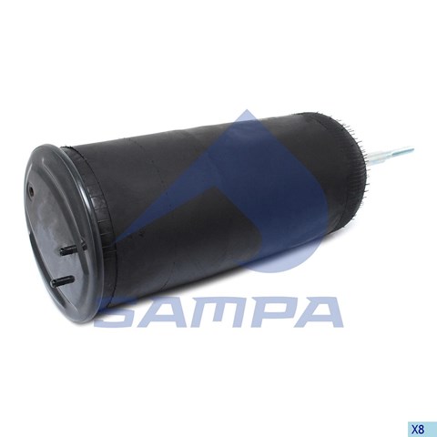 Compre SP553608 Sampa Otomotiv‏ Coxim pneumático (suspensão de lâminas pneumática) do eixo