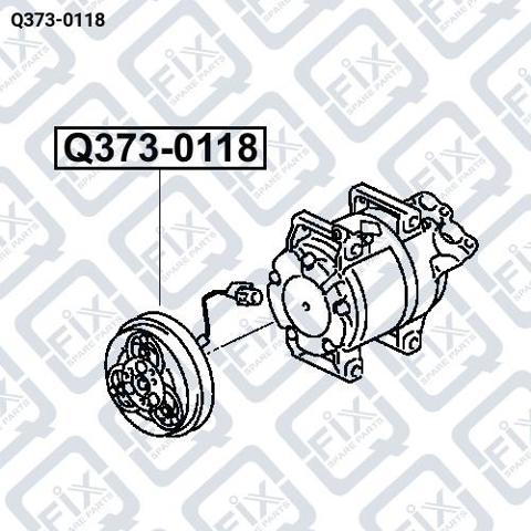 Compre Q3730118 Q-fix Acoplamento (bobina magnética) do compressor de aparelho de ar condicionado