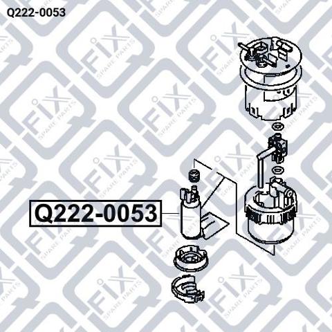 Elemento de turbina da bomba de combustível Q2220053 Q-fix