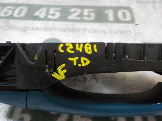 Maçaneta externa direita da porta traseira 1609239680 Peugeot/Citroen