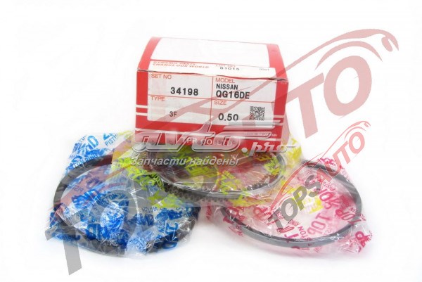 Kit de anéis de pistão de motor, 2ª reparação ( + 0,50) Riken 23080050 preço, a partir de 53,96 USD